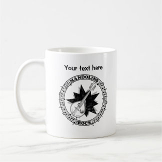 Caneca De Café Música country Mandolin Bluegrass