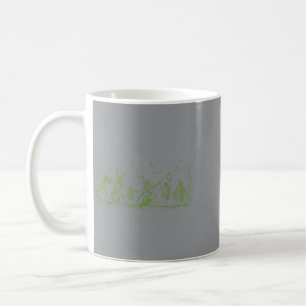 Caneca De Café Música de Banda de Insetos Vintage Amante da Natur