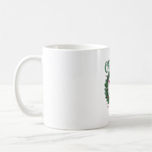 Caneca De Café Música de Natal é Jarro de Geléia Coroa de Pinheir