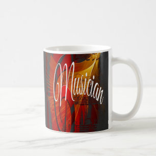 Caneca De Café Música de ritmo de Vintage