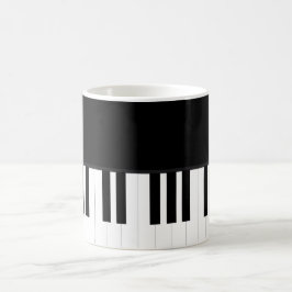 CANECA DE CAFÉ MÚSICA DO PIANO