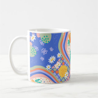 Caneca De Café Música e beleza Collage Mug | Multicolorido