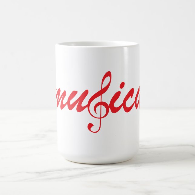 Caneca De Café Musica Mug (Centro)