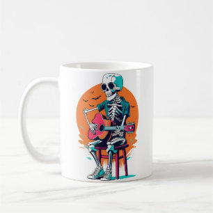 Caneca De Café Música Músico Assustador