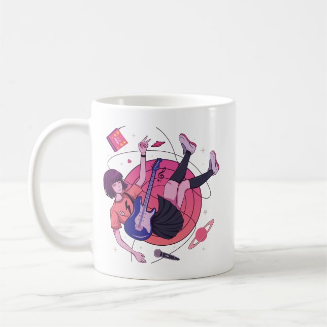 Caneca De Café Música n' Anime Japonês (Esquerda)