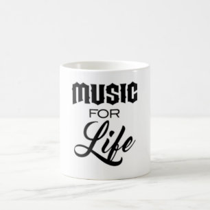 Caneca de Café Música Para a Vida