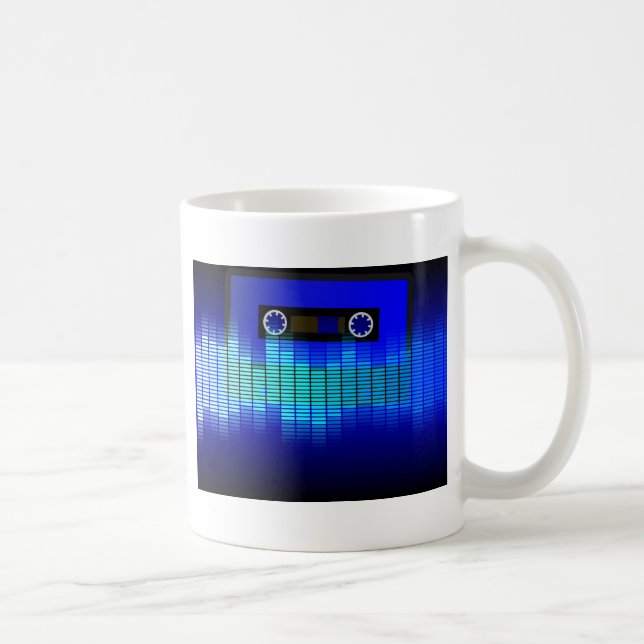 Caneca De Café Música retro (Direita)