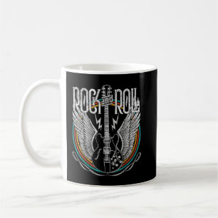 Caneca De Café Música Rock And Roll Guitarra