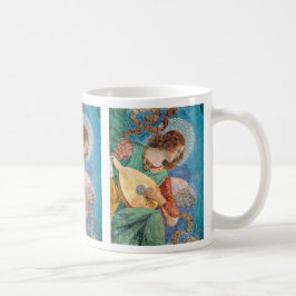 Caneca De Café Musical angel playing guitar