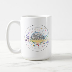 Caneca De Café Musical Notes Mug - Music Lover Coffee Cup