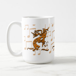 Caneca De Café Músico adequado de Kokopelli do revestimento com