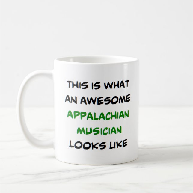 Caneca De Café músico appalachino, incrível (Esquerda)