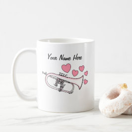 Caneca De Café Músico de latão personalizado de Casamento de Mug 