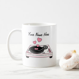 Caneca De Café Músico do Lover Musical do Casamento Personalizado