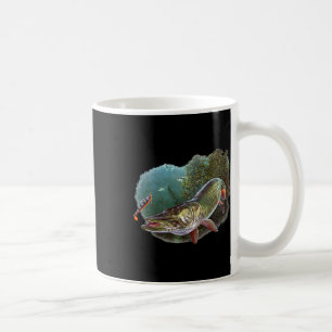 Caneca De Café Muskie Hunter Musky Pescador Voa Pescaria Nov