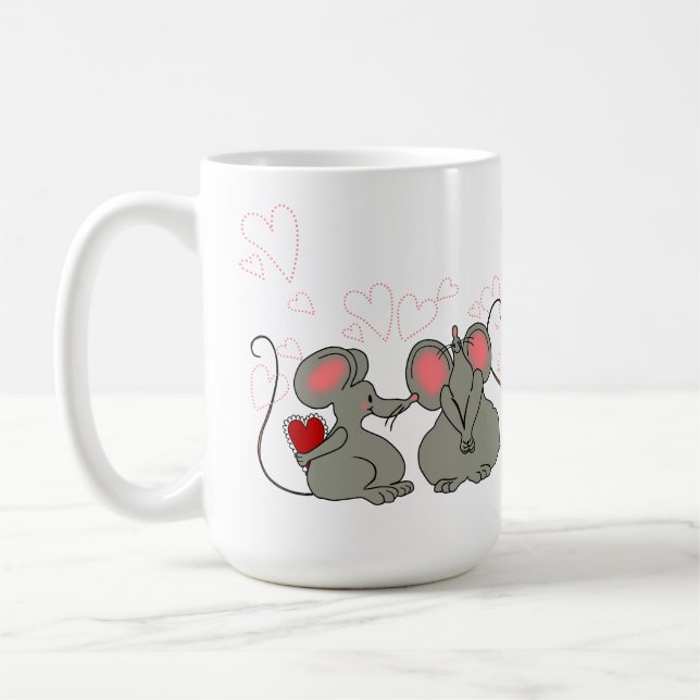 Caneca De Café Muskrat Love Coffee Mug (Esquerda)