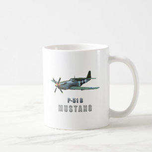 Caneca De Café Mustang de P-51 B