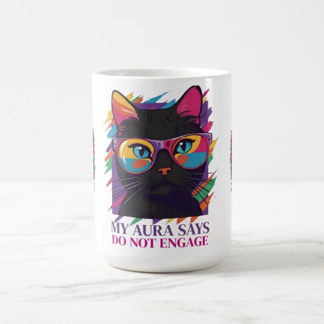 CANECA DE CAFÉ MY AURA SAYS (Centro)