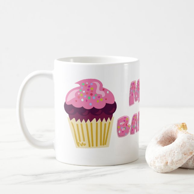 Caneca De Café My Cake Baking Fun Cooking Design (Com Donut)