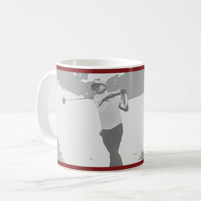 Caneca De Café My Favorite Golf Coach (Frente Esquerda)