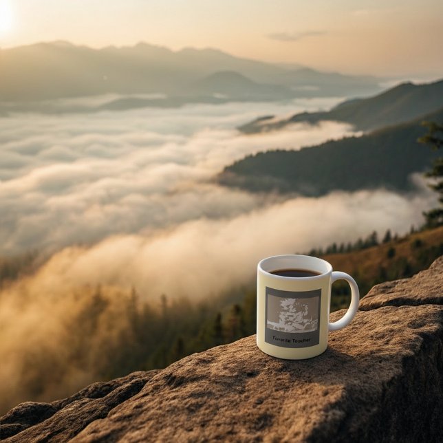 Caneca De Café My Favorite Yoga Teacher (Criador carregado)