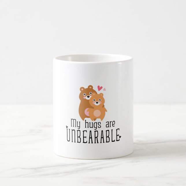 Caneca De Café My Hugs Are Unbearable (Centro)