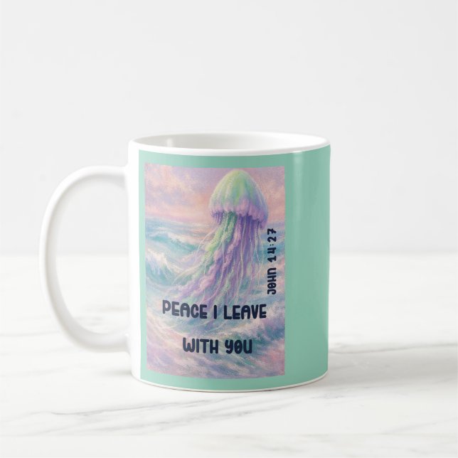 Caneca De Café My Peace I Give You (Esquerda)