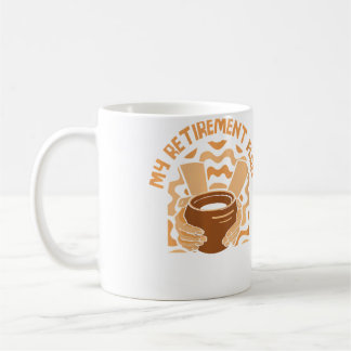 Caneca De Café My Retirement Plan Pottery Pro Wheel Hobby Lover P