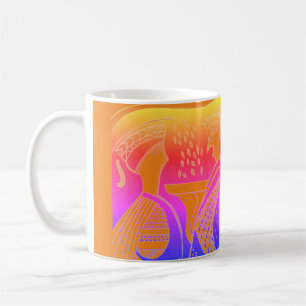 Caneca De Café Mycenaea Grego Inspirou Laranja Gossips Mug