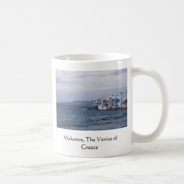 Caneca De Café Mykonos, a Veneza da piscina (Direita)