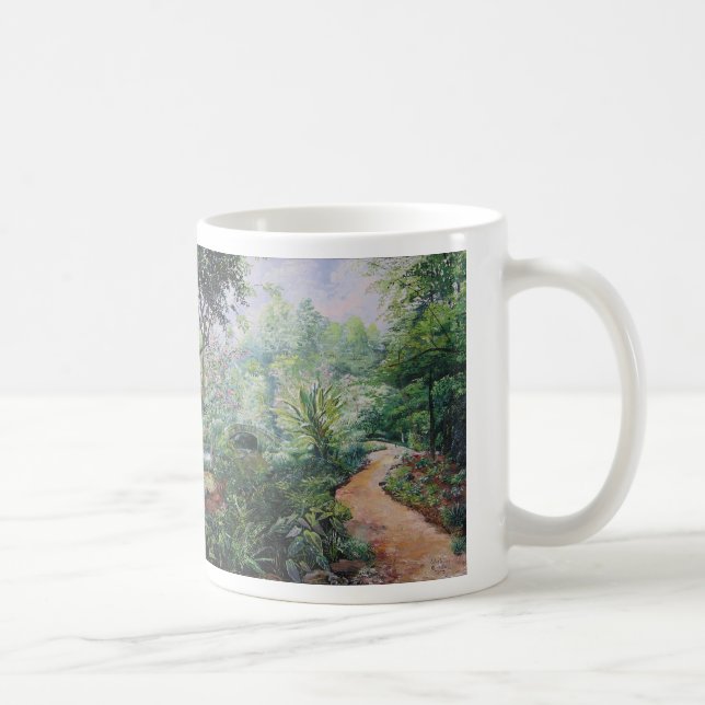 Caneca De Café Mynell jardina Jackson, Senhora. Por Syl… (Direita)