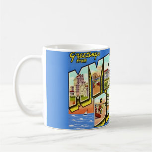 Caneca De Café Myrtle Beach SC Saudação
