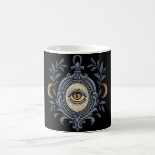 Caneca De Café Mystic Eye Halloween Boho