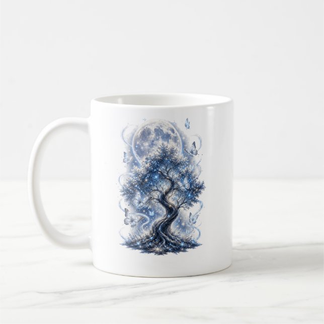 Caneca De Café Mystic Moon Tree Magic Mug (Esquerda)