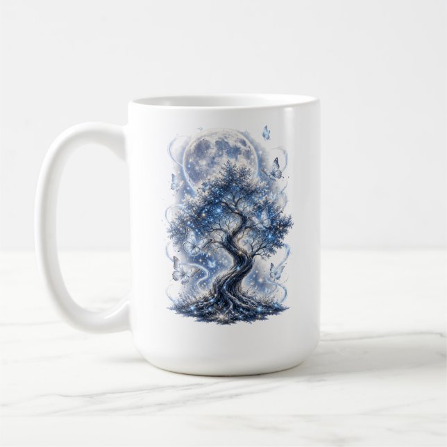 Caneca De Café Mystic Moon Tree Magic Mug (Esquerda)