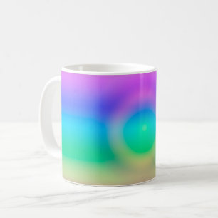 Caneca De Café Mystic Rainbow Eye Ombre