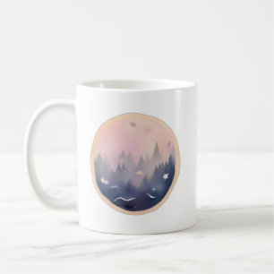 Caneca De Café Mystical Forest Twilight