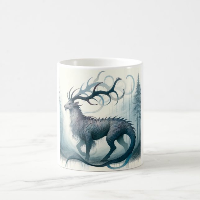 Caneca De Café Mystical Tanaocerus IREF411 - Watercolor (Centro)