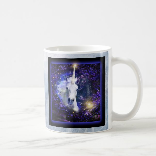 Caneca De Café Mystical Unicorn Horse SHAFIRE Coffee Mug (Direita)