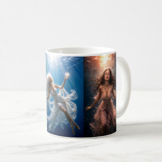 Caneca De Café Mystik Woman Becher (3-seitiges Design)
