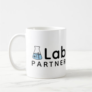 Caneca De Café Nº 1 do folheto do amigo Erlenmeyer do parceiro de