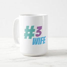 Caneca De Café Nº 3 Esposa