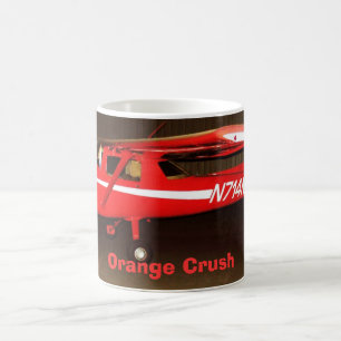 Caneca De Café N714NY, esmagamento alaranjado
