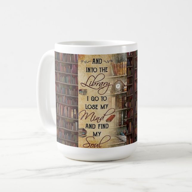 Caneca De Café Na Biblioteca Irei (Frente Esquerda)