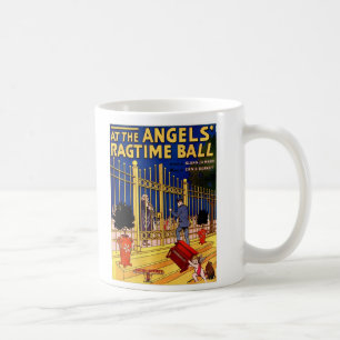 Caneca De Café Na bola do ragtime dos anjos