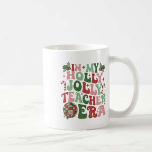 Caneca De Café Na Minha Alegre Era de Natal Holly Professor Vibra
