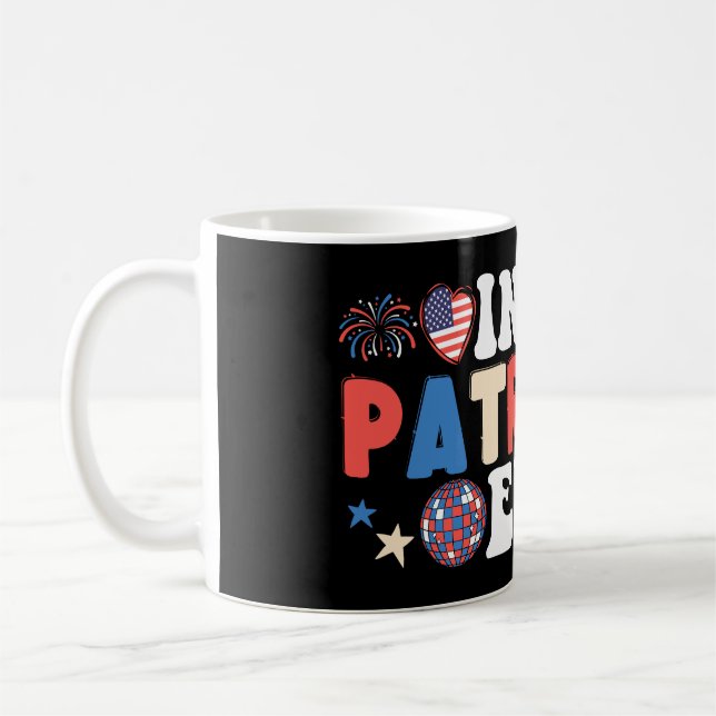 Caneca De Café Na Minha Época Patriótica Americana Engraçada 4 De (Esquerda)