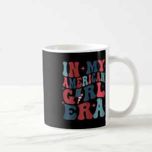 Caneca De Café Na Minha Era Americana, Retro 4 De Julho Quarto G