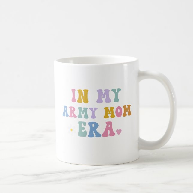 Caneca De Café Na minha era da mãe do exército (Direita)
