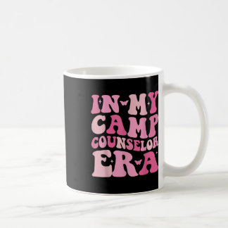 Caneca De Café Na Minha Era de Conselheiro de Acampamento Retro C
